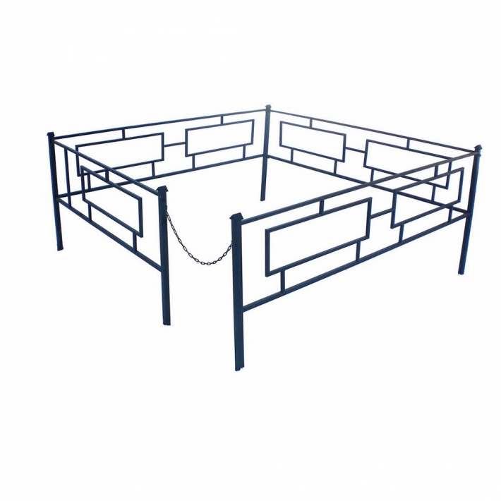 Металлическая ограда №10